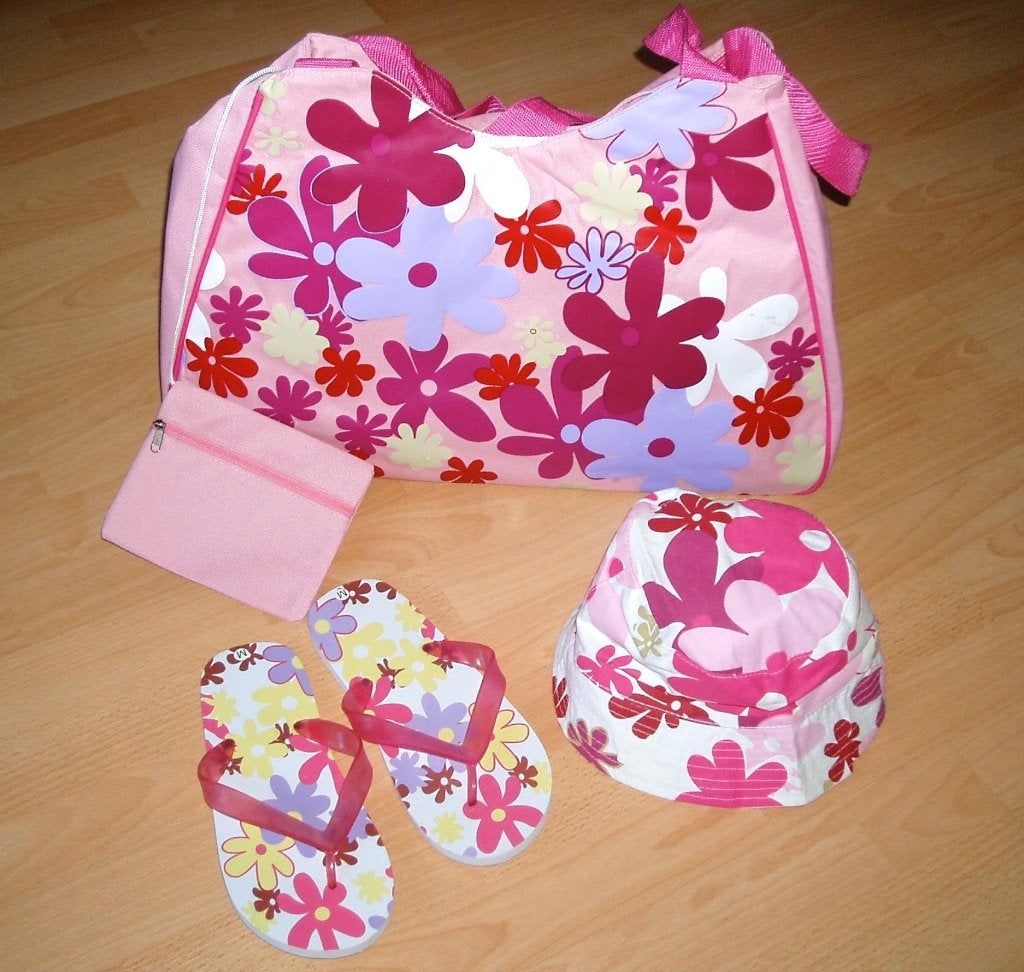 Strandtas (4-Delig) NIEUW, Ophalen of Verzenden, Nieuw, Roze, Overige typen