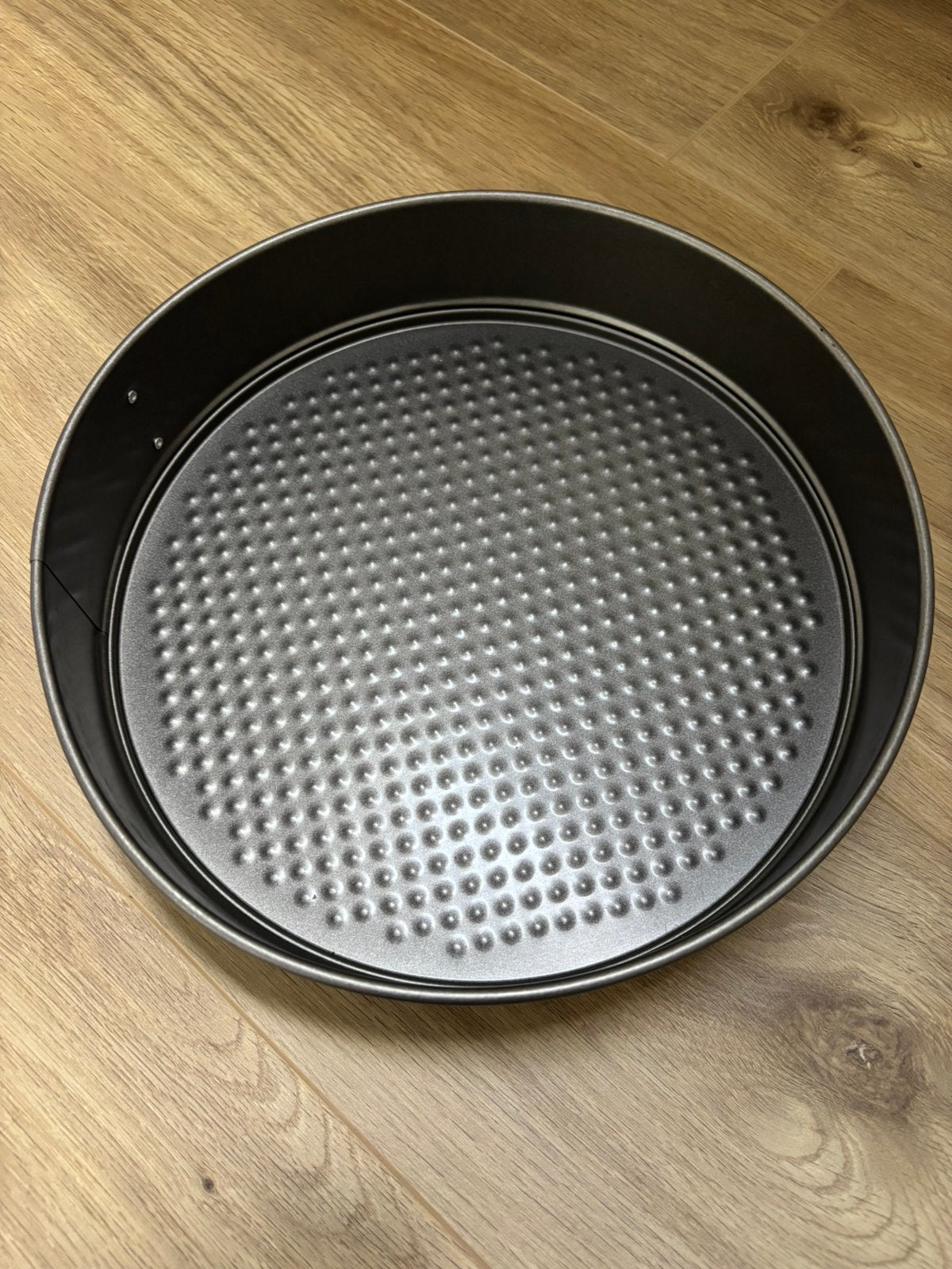 Bakvorm 28 cm RVS, Ophalen of Verzenden, Zo goed als nieuw, Taarten, Bakvorm