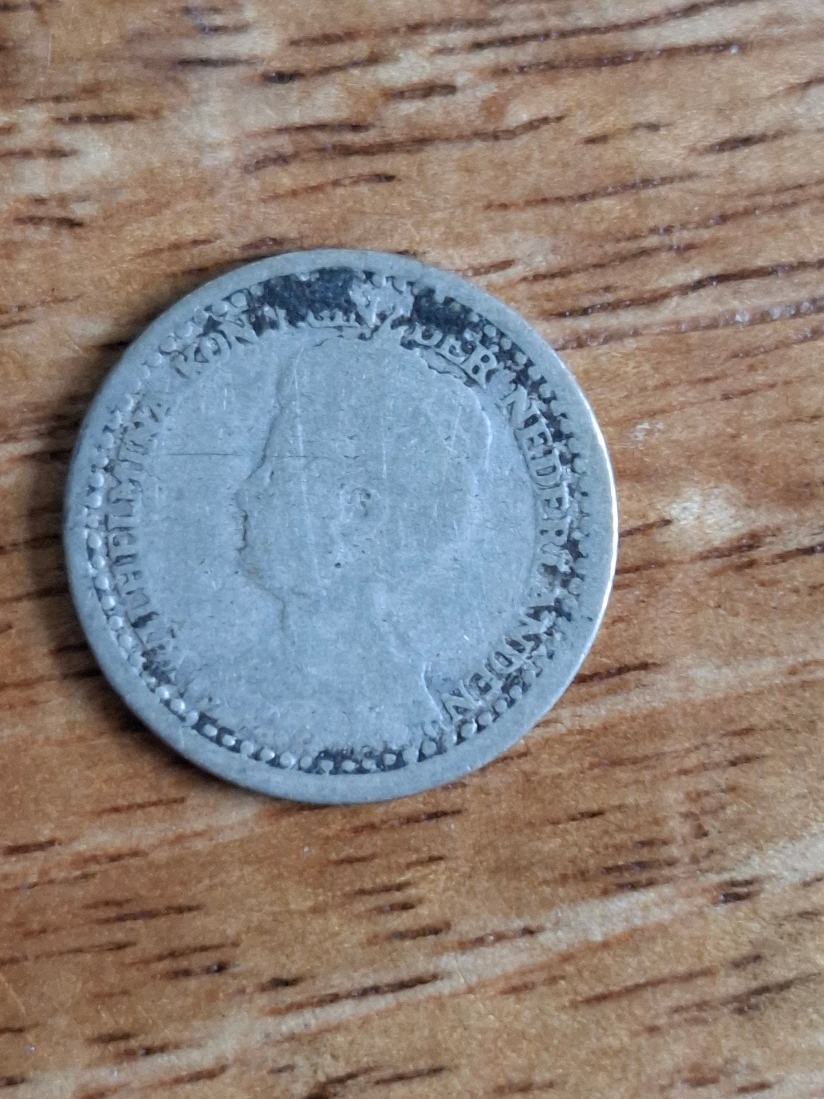Zilveren 10 cent munt Koningin Wilhelmina 1918, Zilver, Ophalen of Verzenden, 10 cent, Koningin Wilhelmina