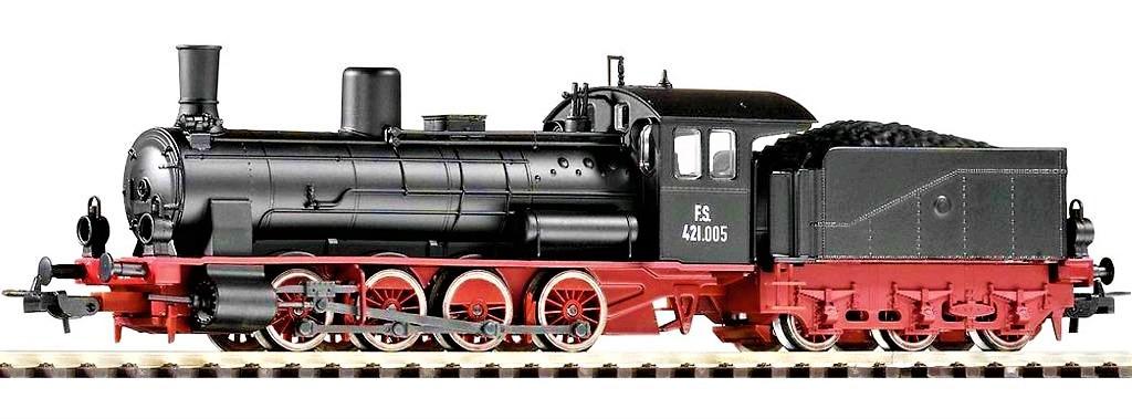 Piko H0 57360 - Dig AC stoomloc 421(br55) van de FS in ovp, Wisselstroom, Locomotief, Nieuw, Piko