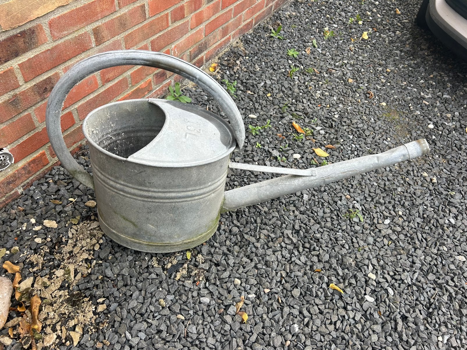 Zinken gieter 13 liter, Ophalen, Gebruikt, IJzer