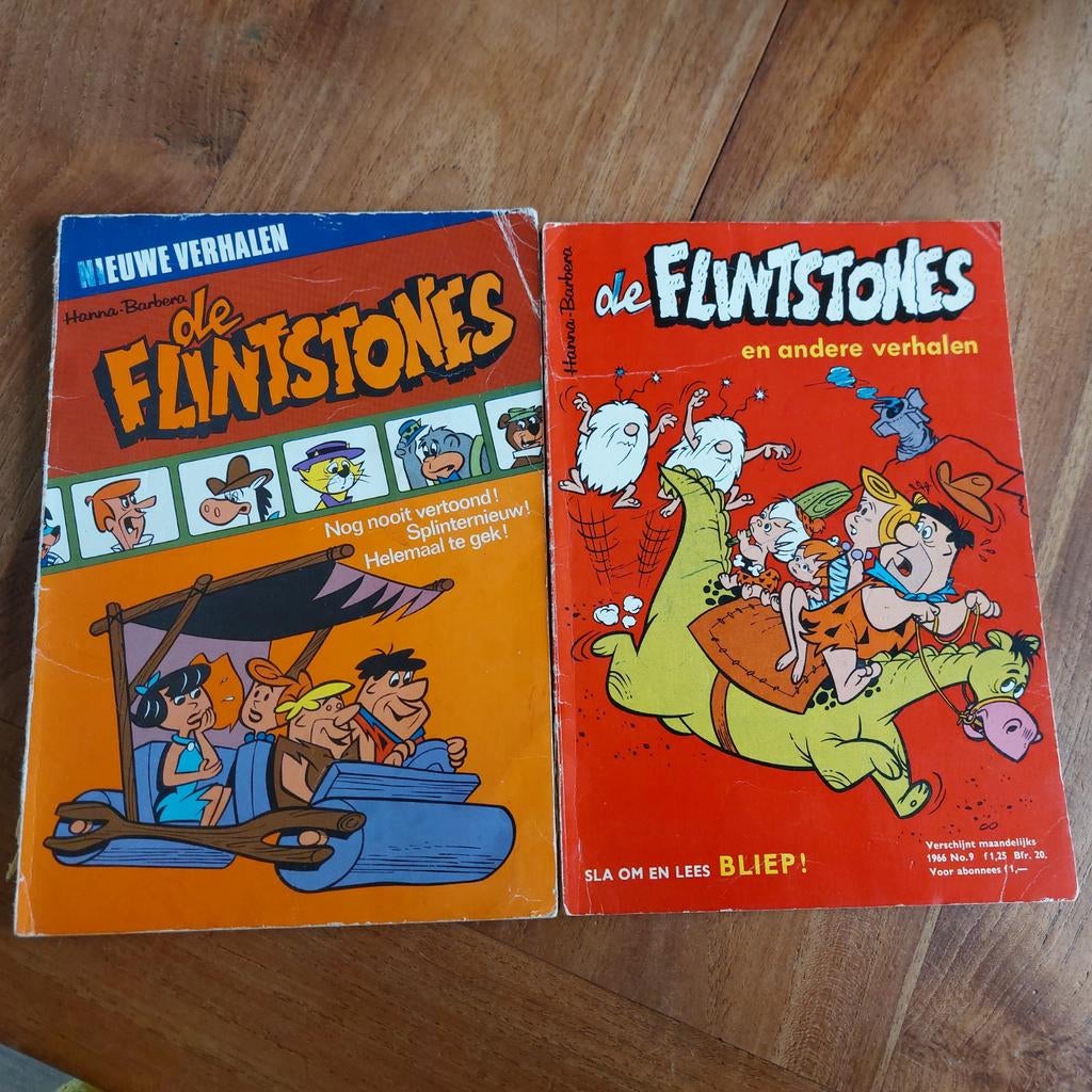 2x De Flintstones 1966 en 1974, Meerdere comics, Ophalen of Verzenden, Gelezen, Europa