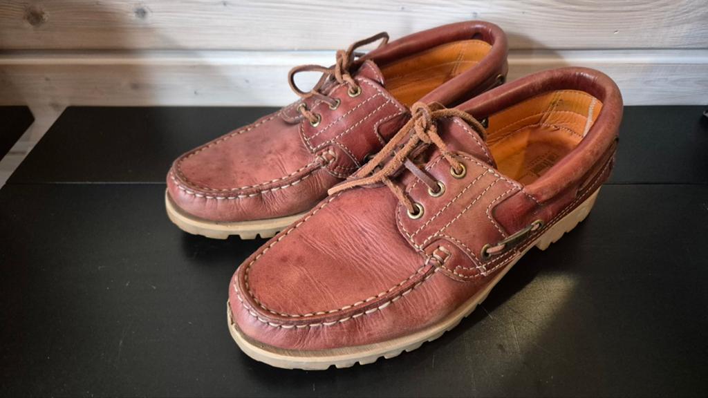 Bruine leren boots maat 10 van bommel, Ophalen of Verzenden, Gedragen, Bruin, Boots