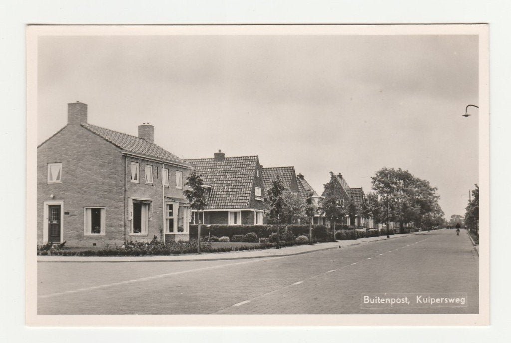 Buitenpost - Kuipersweg, Verzenden, 1940 tot 1960, Ongelopen, Friesland