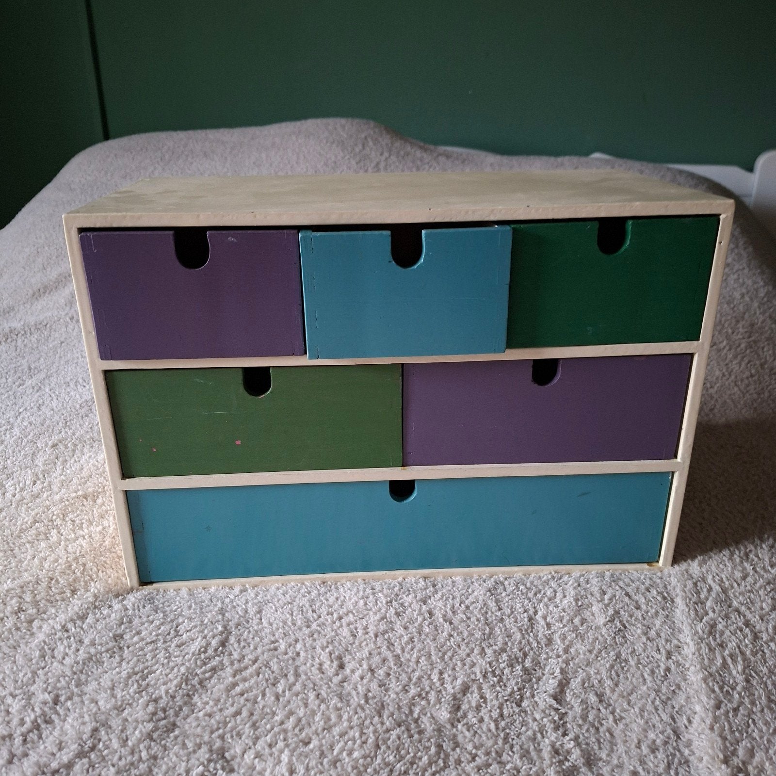 Houten IKEA Moppe ladekastje met 6 laden, Huis en Inrichting, Ophalen, Minder dan 50 cm, Gebruikt, 5 laden of meer