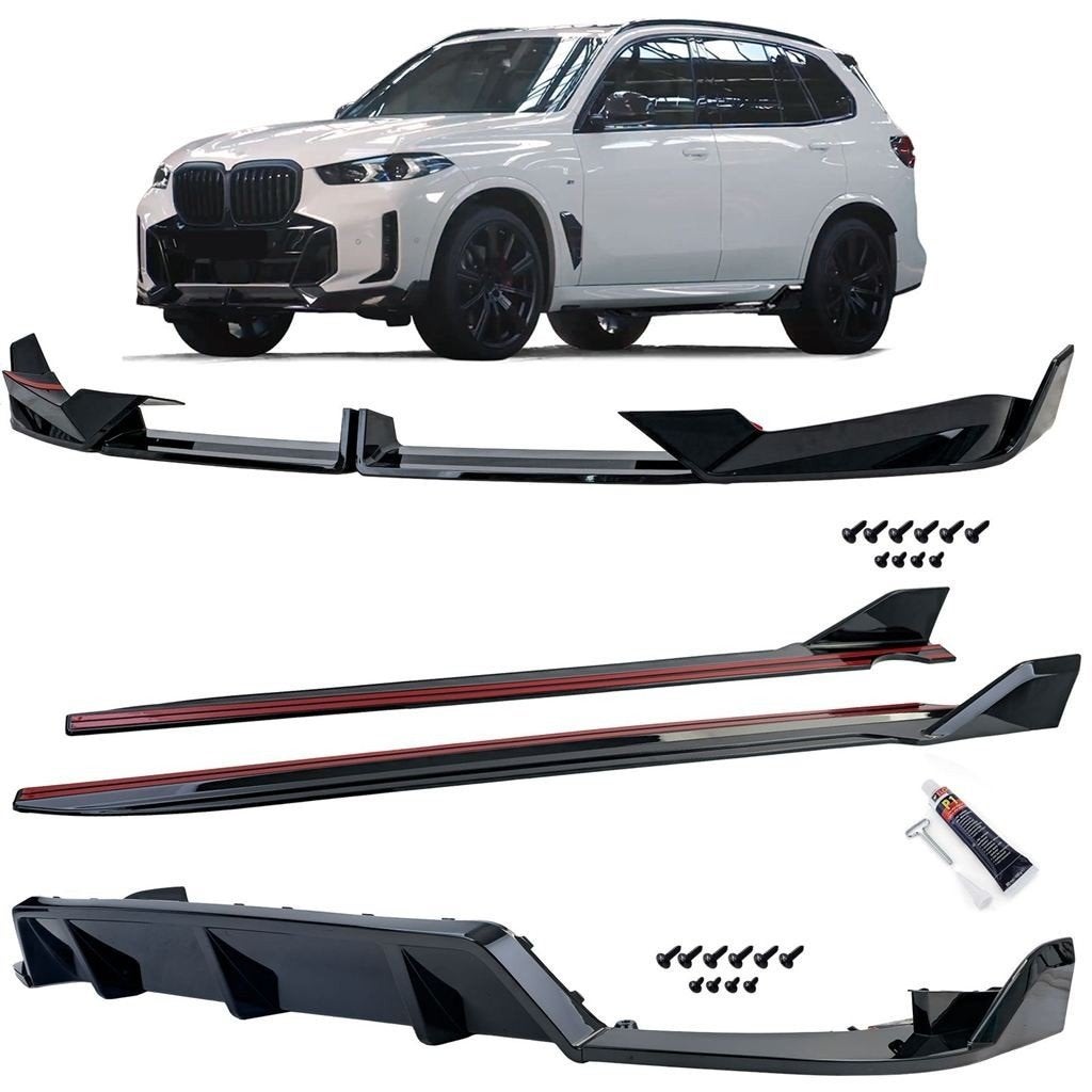 BMW X5 G05 M Pack Spoiler Side Skirts Diffuser Glans Zwart, Verzenden, Automotive Parts, A.parts@hotmail.nl, Trasmolenlaan 12 3447 GZ Woerden