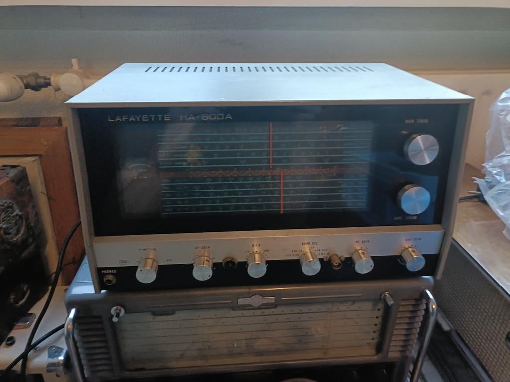 Lafayette HA-600A Kortegolf Ontvanger - Vintage Radio, Ophalen of Verzenden, Gebruikt, Wereldontvanger