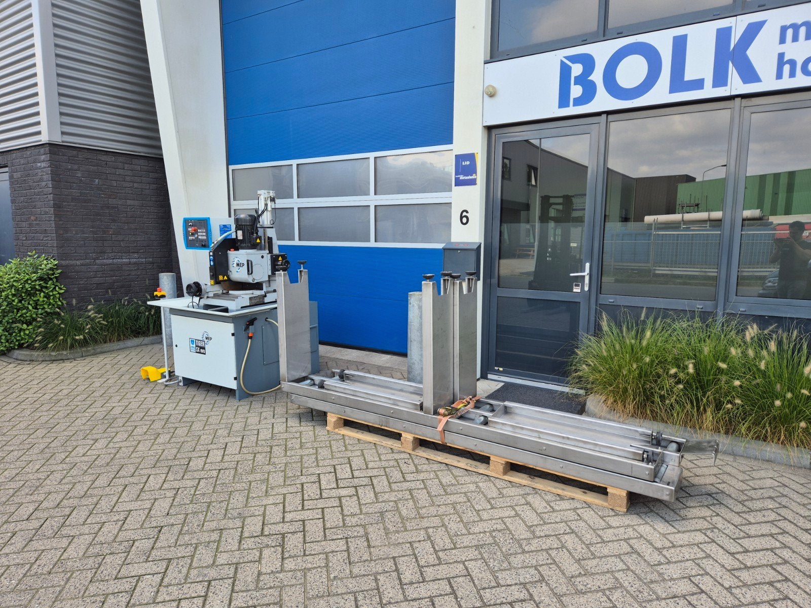 MEP TIGER 372 SX evo Cirkelzaag Semi-automatisch Nieuwstaat!, Gebruikt, 70 mm of meer, Info@bolkmachinehandel.nl, MEP