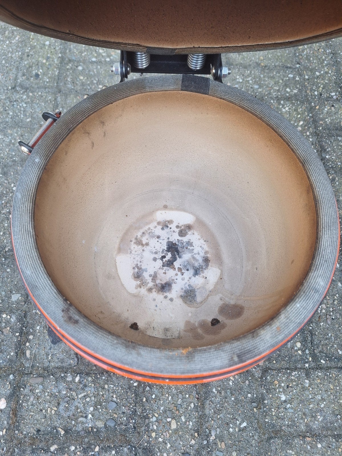 Kamado BBQ 'blue' - Compacte keramische grill met hoes, Ophalen, Gebruikt, Blue