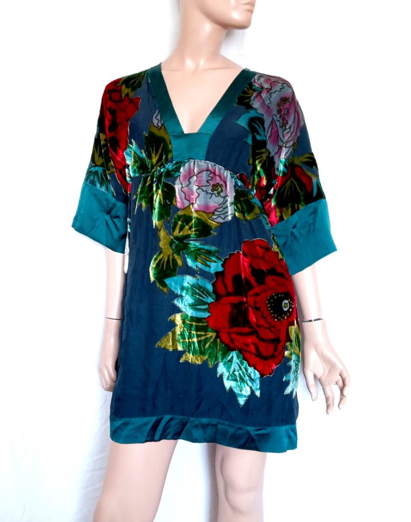 HALE BOB Tuniek , ZIJDE , VISCOSE, Ophalen of Verzenden, Zo goed als nieuw, Maat 38/40 (M), Overige kleuren