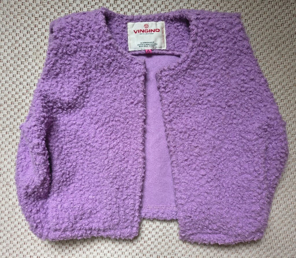 Lila bodywarmer meisje, maat 104, Vingino, Kinderen en Baby's, Meisje, Trui of Vest, Ophalen of Verzenden, Zo goed als nieuw