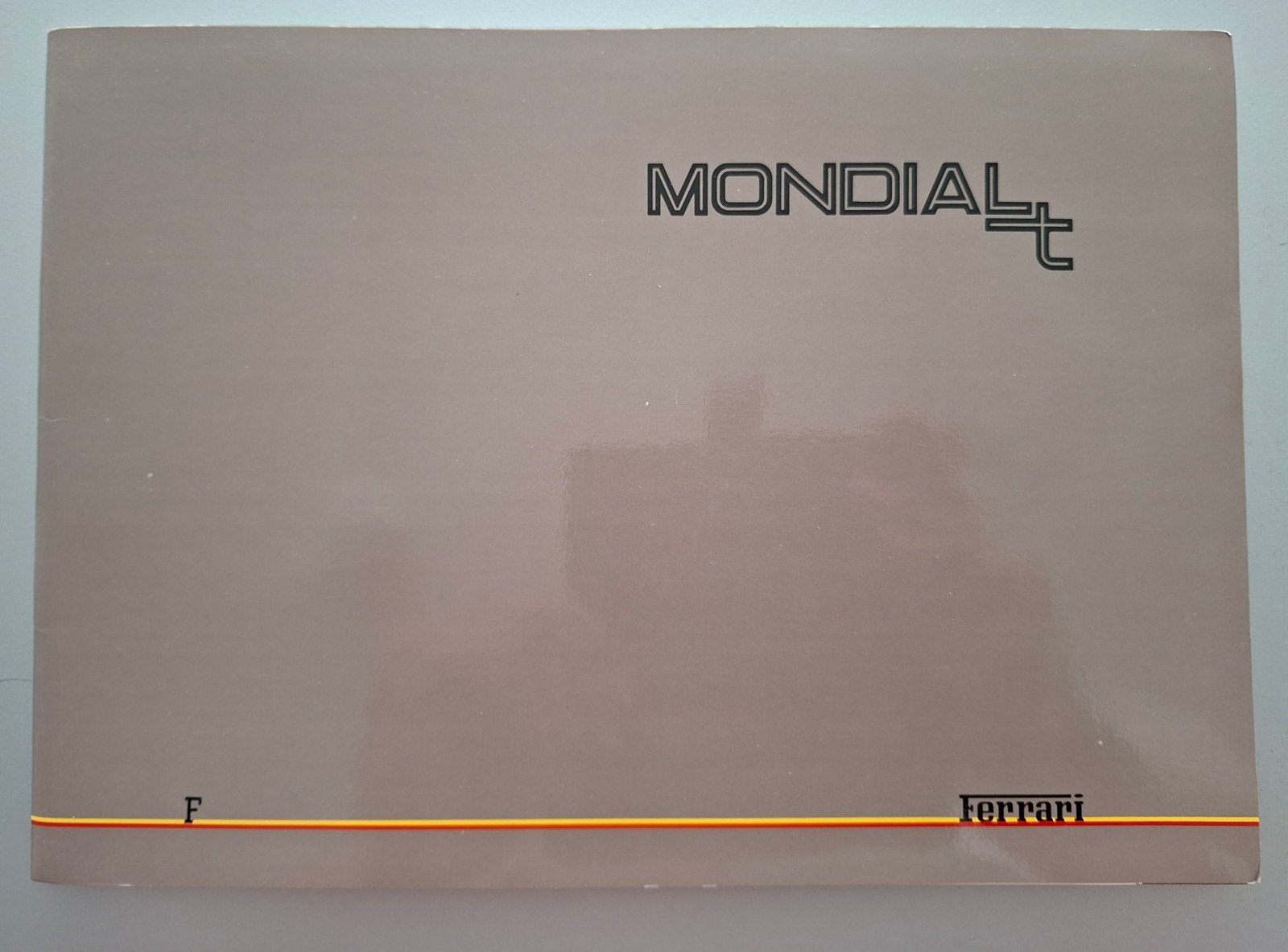 Ferrari Mondial t brochure 1989 met persfoto's, Verzenden, Zo goed als nieuw, Ferrari, PUNTOGRAFICO Brescia