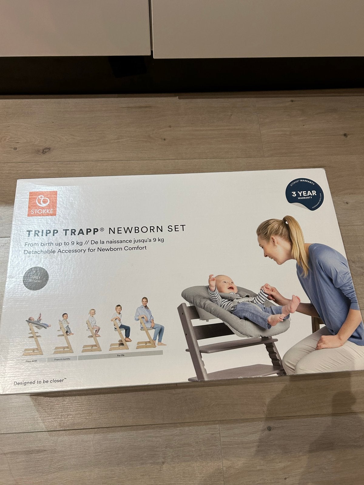 Stokke Tripp Trapp Newborn Set met 2 hoezen en speelboog, Ophalen, Zo goed als nieuw, Overige typen