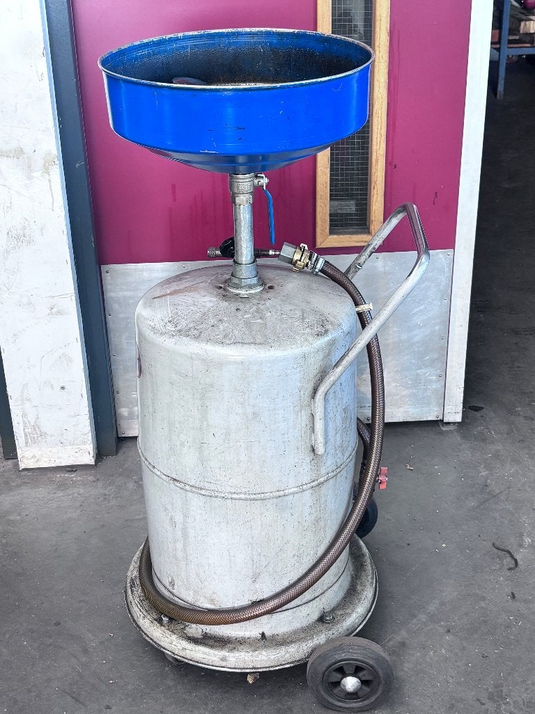 Pressol Olie Aftaptank 75L met Pneumatische Lediging (3st), Ophalen, Gebruikt, Nvt, Nvt