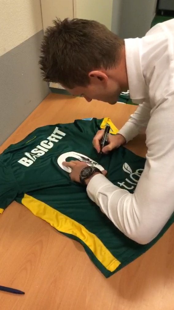Matchworn Voetbalshirt Tomáš Necid ADO Den Haag - Ajax 2019, Verzenden, Gebruikt, Overige binnenlandse clubs, Shirt