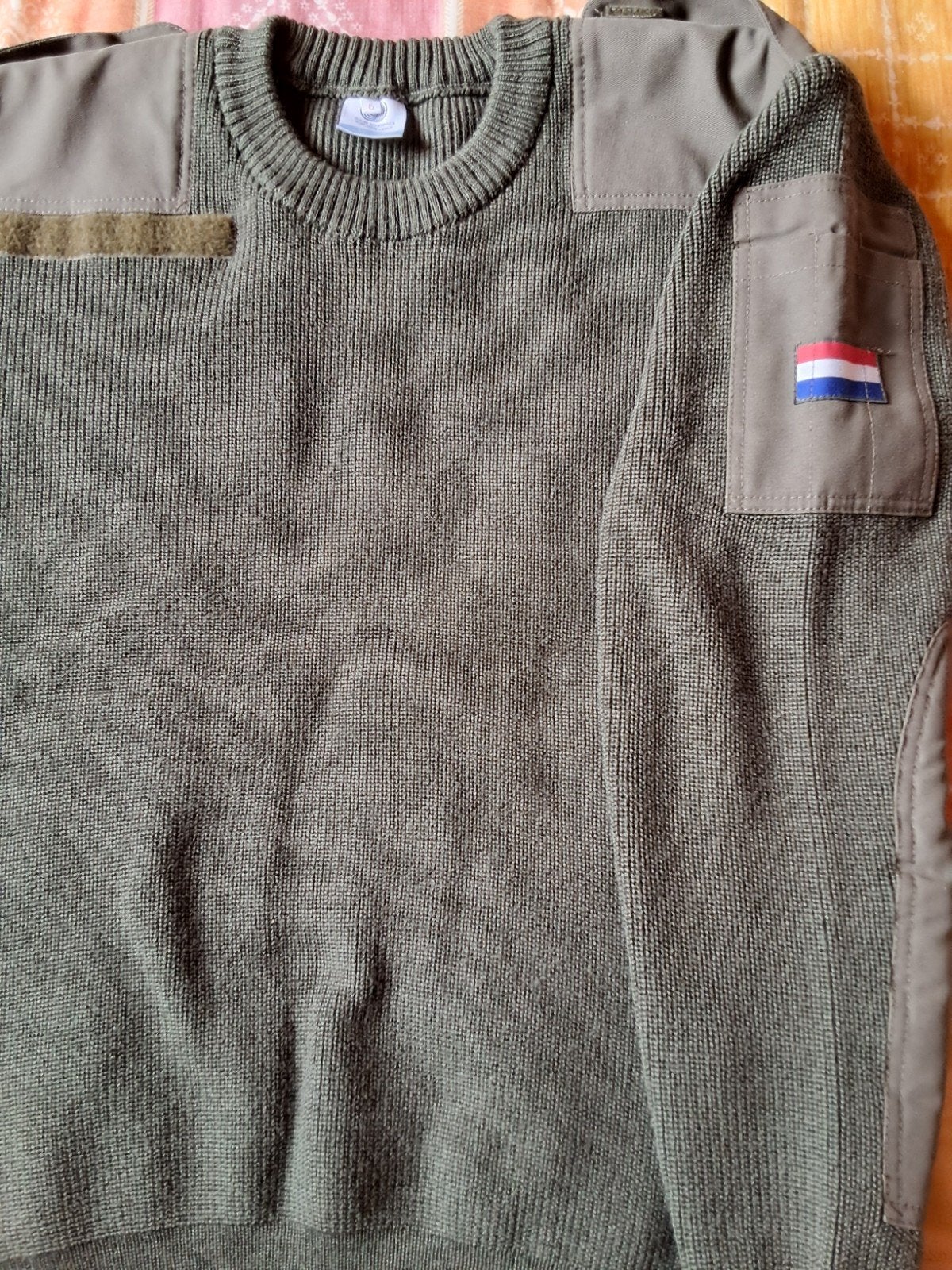 Nieuwe Leger Trui - Zuiver Scheerwol, Maat 52/54 (L), Onbekend, Nieuw, Ophalen of Verzenden
