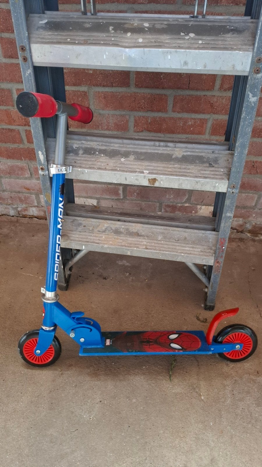 Spider-Man Step - Blauw/Rood, Fietsen en Brommers, Steps, Ophalen, Gebruikt, Gewone step, Marvel