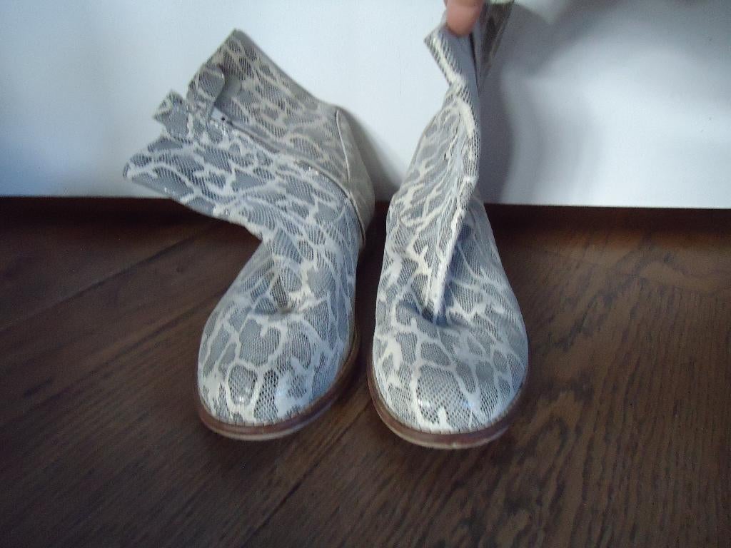 grijze Omoda laarsjes maat 37 slangenleer print, Kleding | Dames, Schoenen, Omoda, Lage of Enkellaarzen, Ophalen of Verzenden