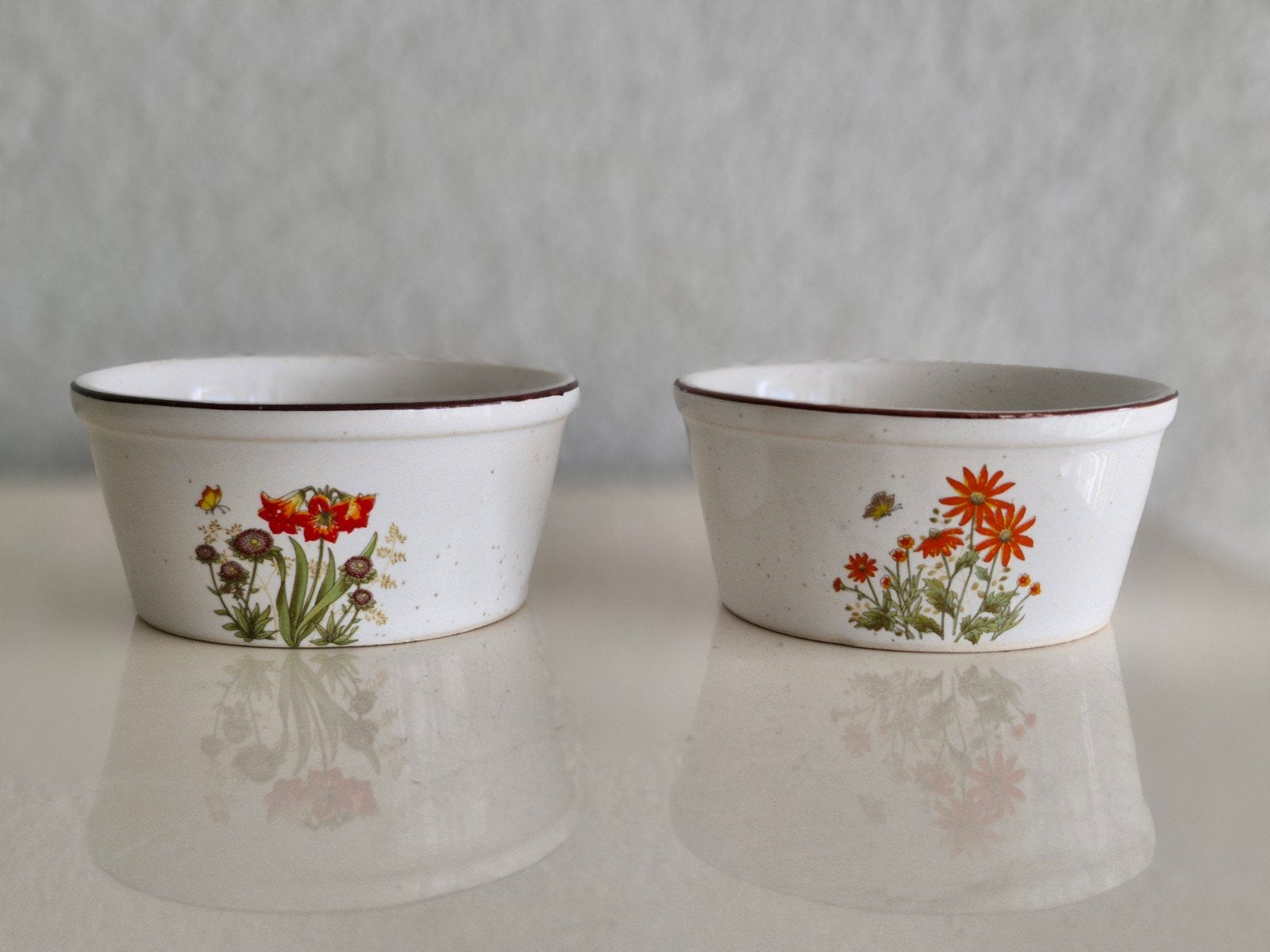 Twee schaaltjes Wildflower, Ophalen of Verzenden, Zo goed als nieuw, Overige stijlen, Schaal of Schalen