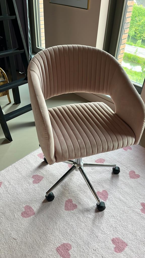 Bureaustoel, Ophalen, Zo goed als nieuw, Roze