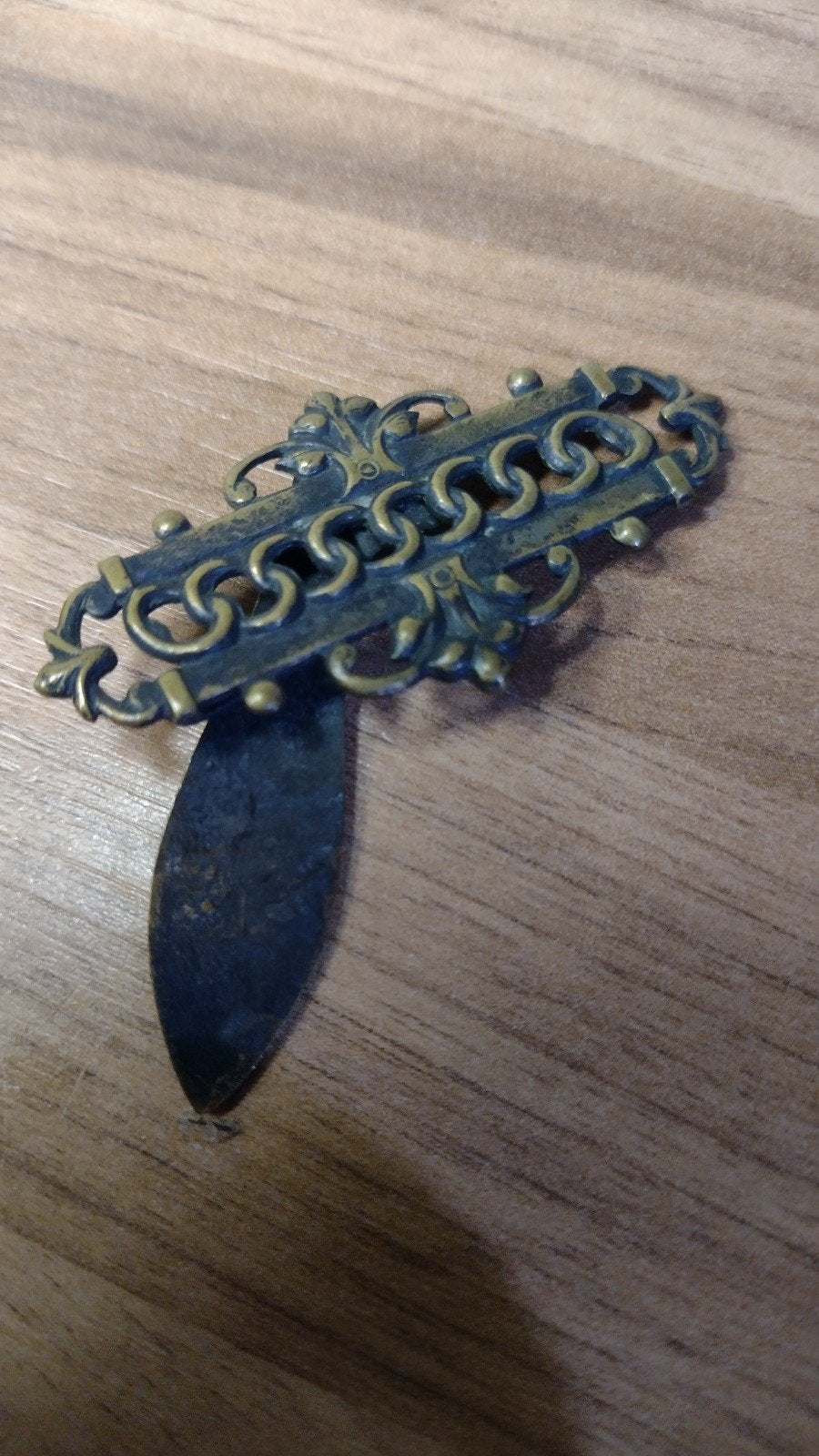 Antieke DEPOSE G&C gesp broche, Sieraden, Tassen en Uiterlijk, Ophalen of Verzenden, Broche