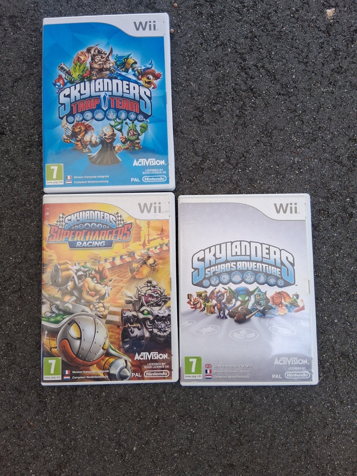 Skylanders Wii Games, Ophalen of Verzenden, Gebruikt, Zonder controller, Met games