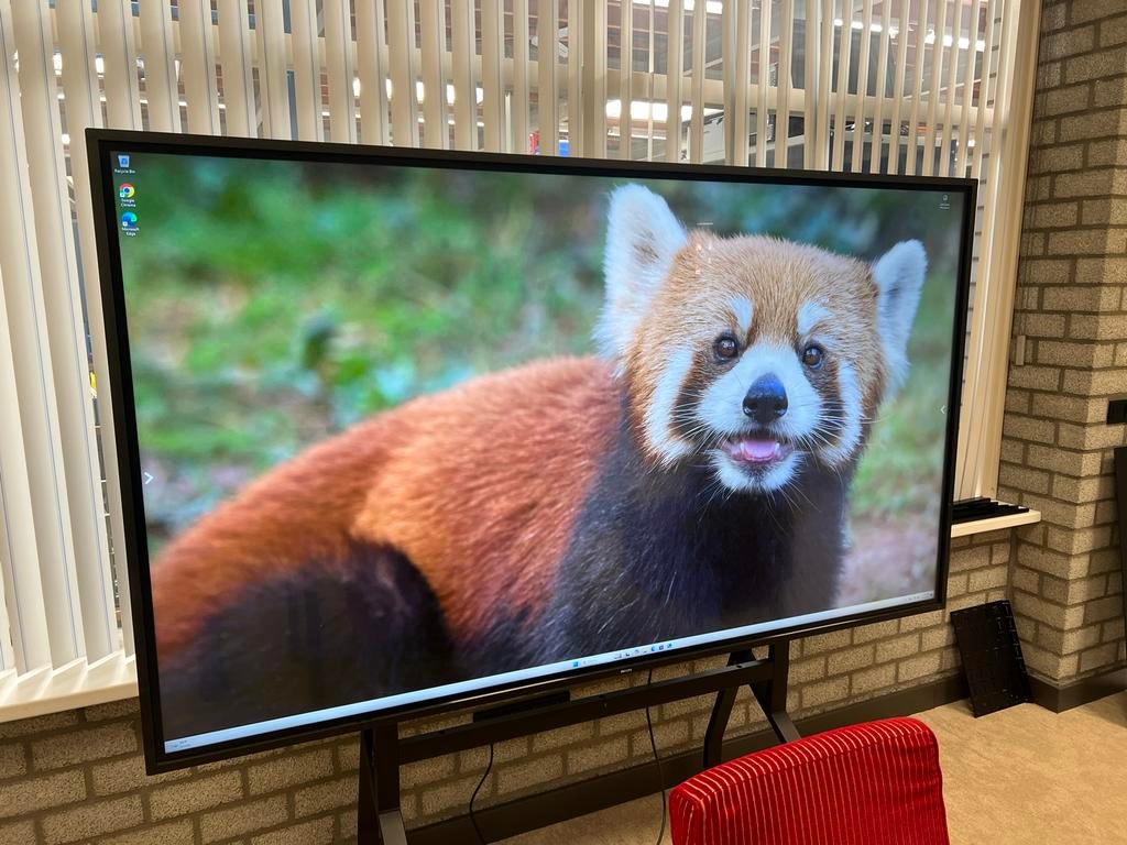 Philips 86” Touchscreen met Windows en Neomounts Standaard, Audio, Tv en Foto, Televisies, Ophalen, Philips, LED, 50 Hz