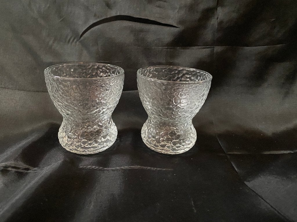 Design Set van 2 Costa Boda Moss stijl drinkglazen, Ophalen of Verzenden, Gebruikt, Frisdrankglas
