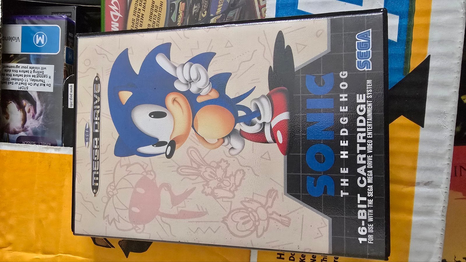 Sonic the hedgehog sega, Spelcomputers en Games, Games | Sega, 1 speler, Ophalen of Verzenden, Zo goed als nieuw, Vanaf 3 jaar