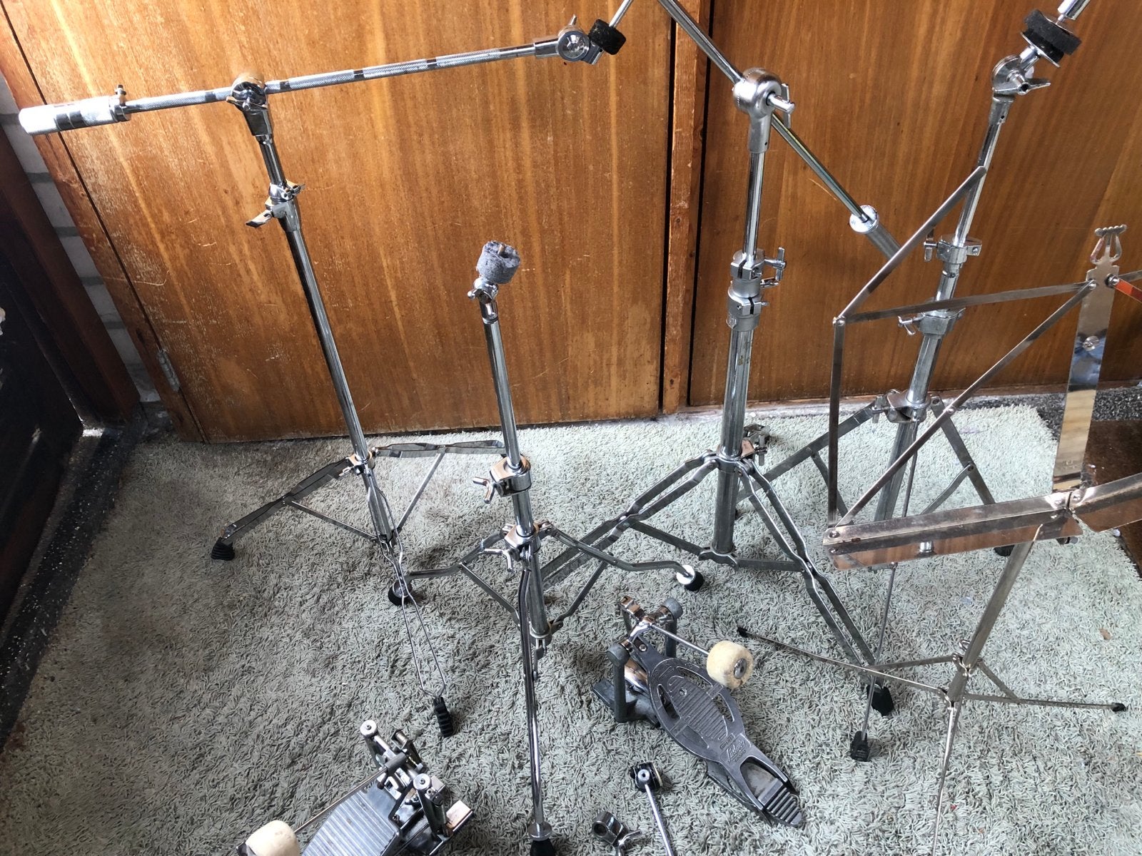 Drumstel Hardware Set - Statieven en Pedalen, Ophalen, Gebruikt, Overige merken