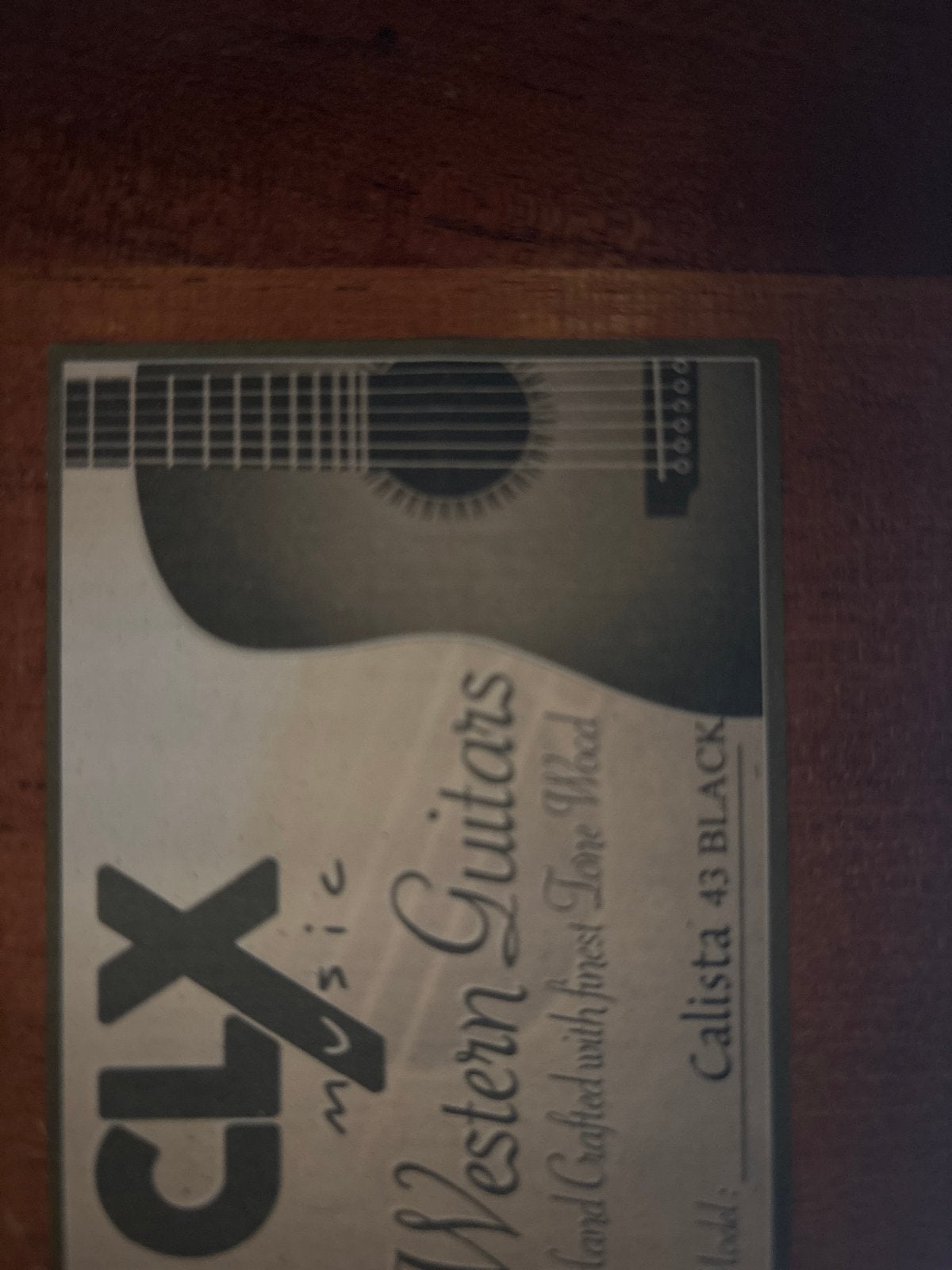 CLX Music Western Gitaar - Calista 43 Black, Muziek en Instrumenten, Ophalen of Verzenden, Gebruikt, Western- of Steelstringgitaar