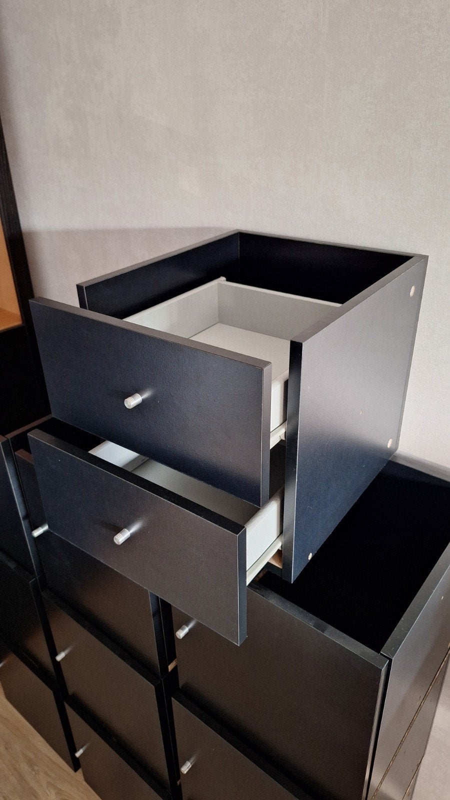 Ikea Kallax/Expedit lade-inzetten (oud model), Huis en Inrichting, Ophalen, Minder dan 50 cm, Gebruikt, Met lade(s)