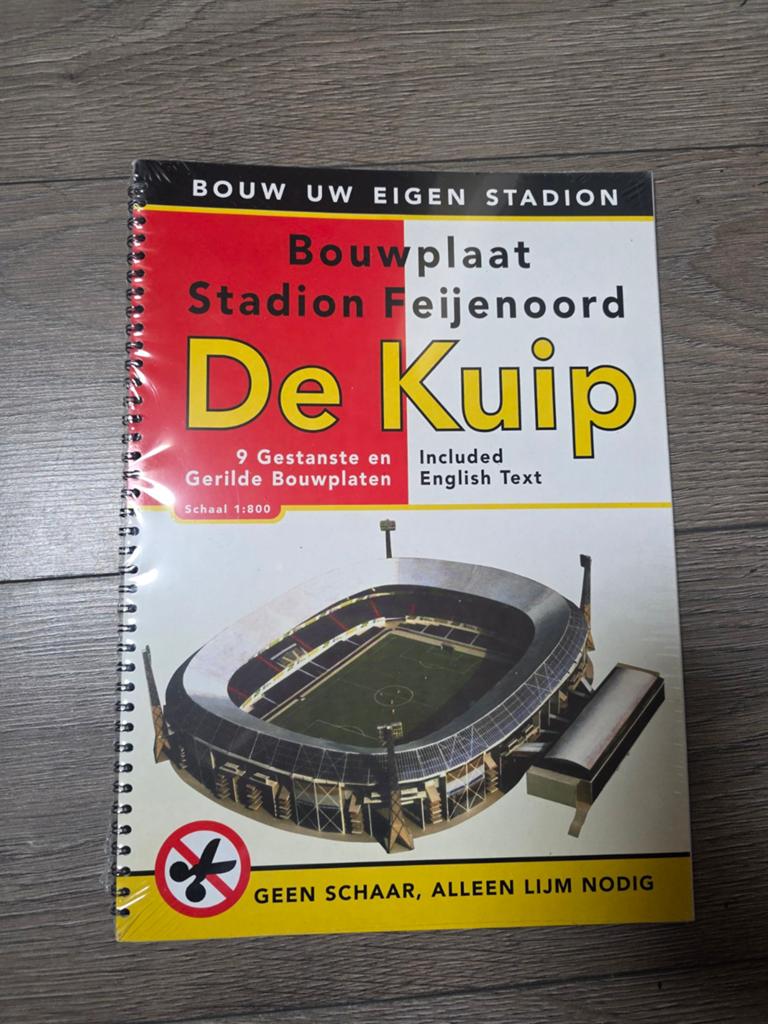 Bouw uw eigen Stadion Feijenoord De Kuip - Boek, Boeken, Ophalen of Verzenden, Nieuw, Onbekend, Overige sporten