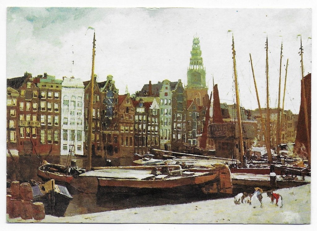 Amsterdam gelopen ansichtkaart (B7869 ), Ophalen of Verzenden, 1980 tot heden, Gelopen, Noord-Holland