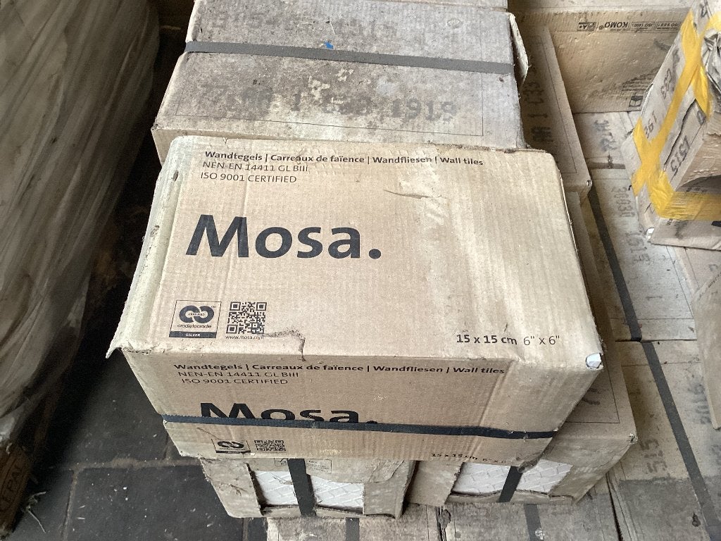 Mosa wandtegels 15x15, Doe-het-zelf en Verbouw, Tegels, Ophalen, Nieuw, Minder dan 20 cm, Minder dan 20 cm