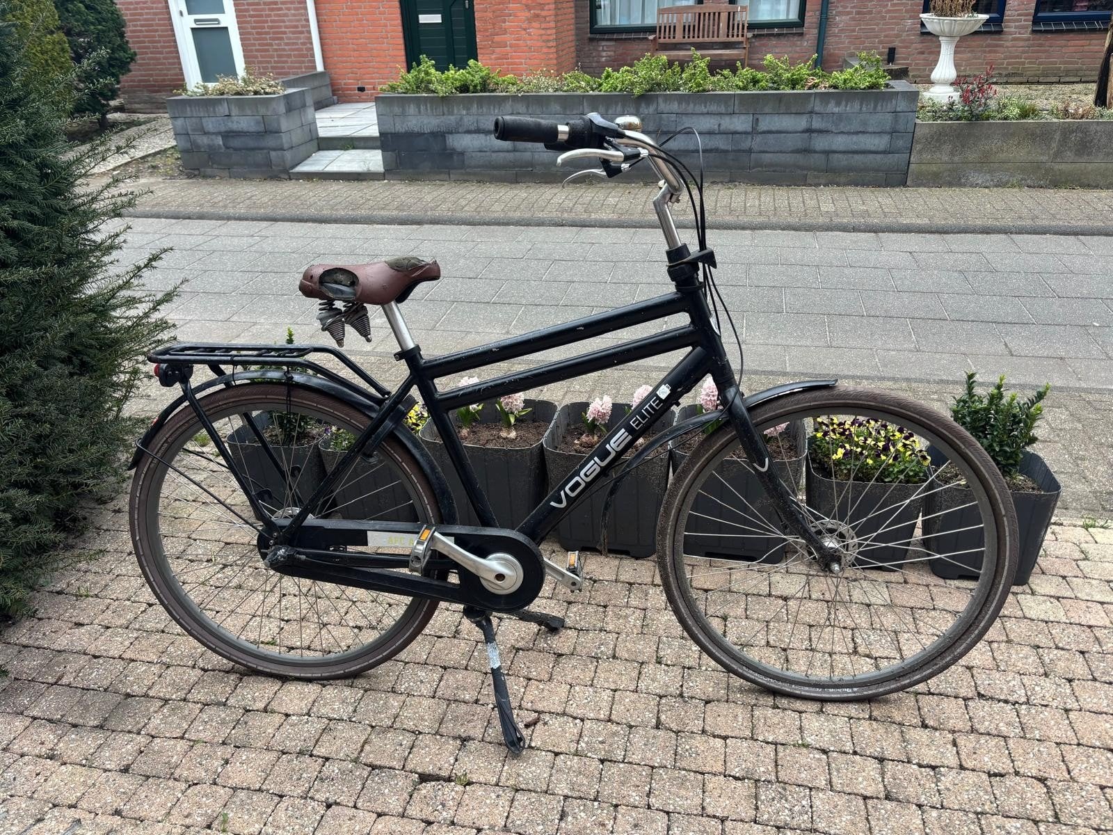 Vogue Elite damesfiets - Zwart, Gebruikt, Overige merken, Terugtraprem, Gebruikt, Ophalen of Verzenden