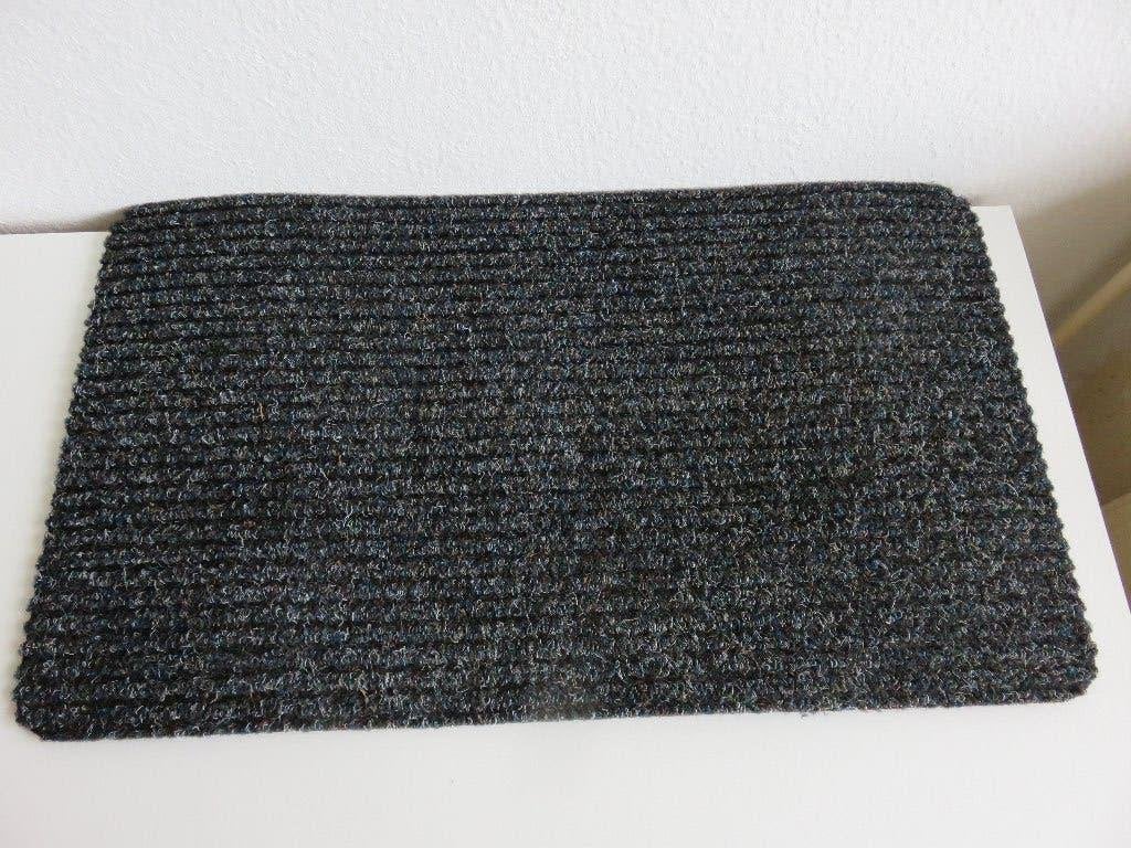 schoonloopmat droogloopmat blauw deurmat 40x70, Tuin en Terras, Deurmatten, Schoonloopmat, Ophalen of Verzenden, Zo goed als nieuw