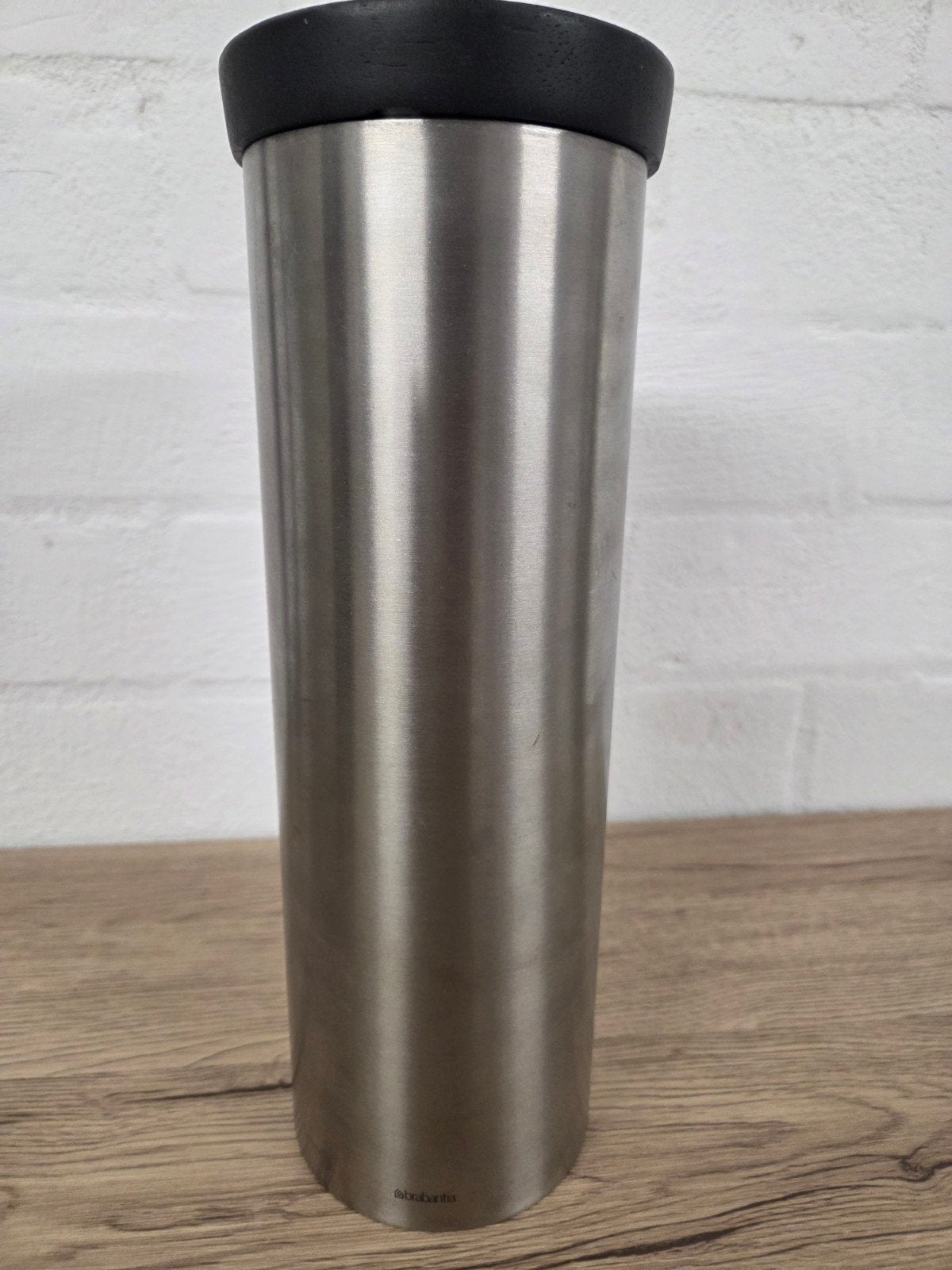 Rvs Brabantia voorraadbus met deksel - 31 cm hoog, Ophalen of Verzenden, Zo goed als nieuw, Voorraadpot, Metaal