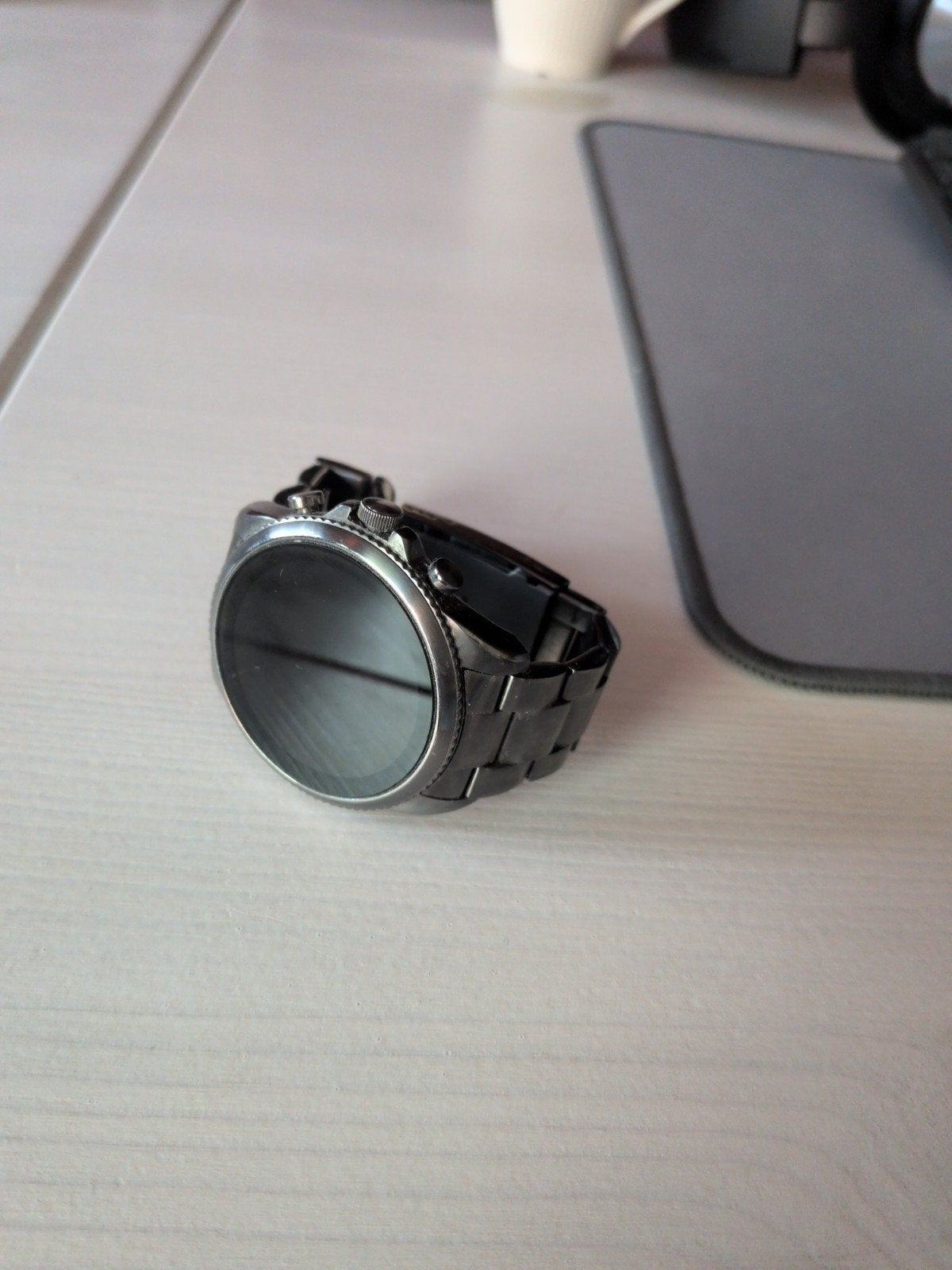 Fossil gen6 wear os met klein kasje op de voorkant, Sieraden, Tassen en Uiterlijk, Smartwatches, Ophalen of Verzenden, Gebruikt