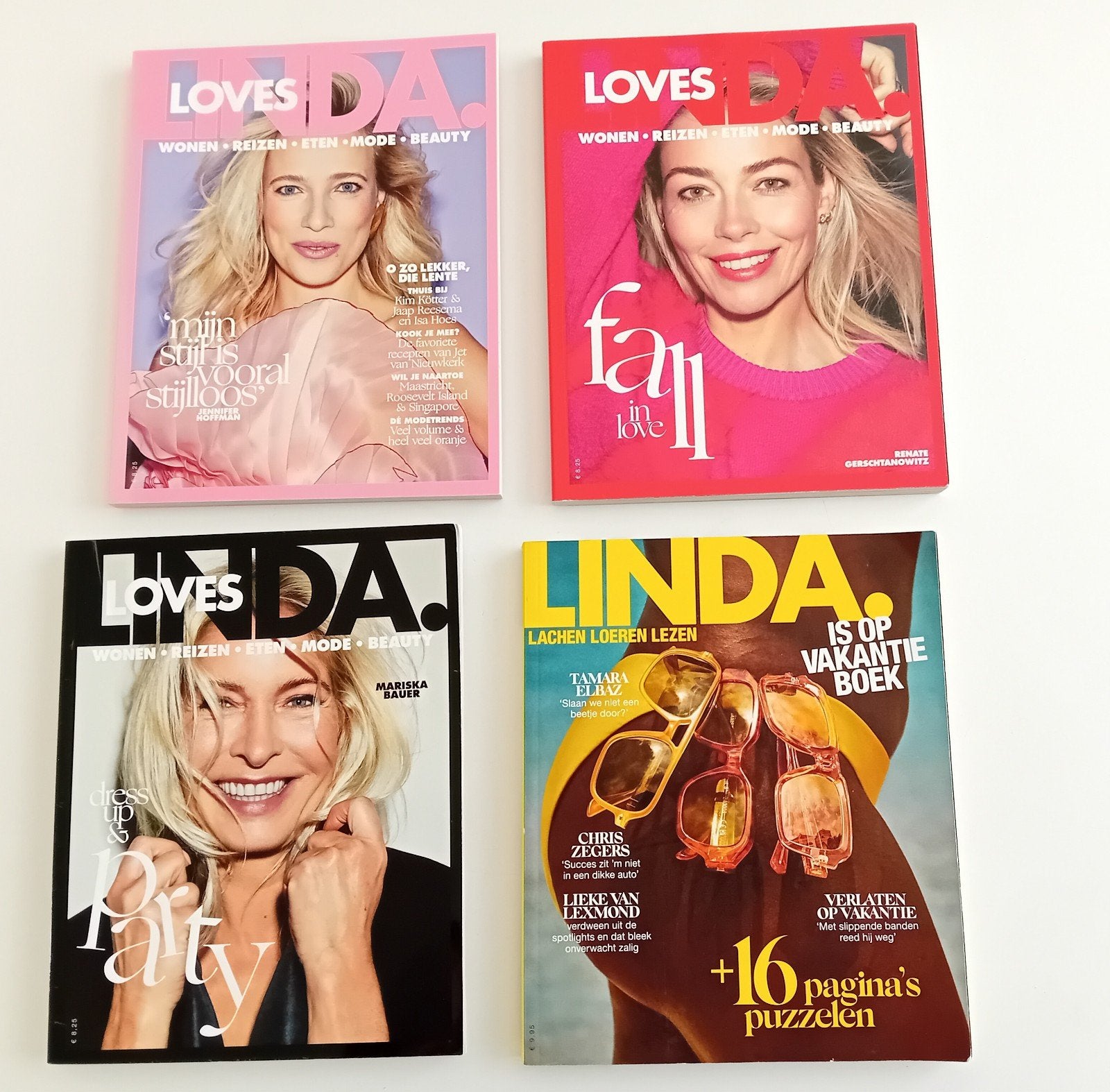 LINDA. Loves tijdschriften - 4 stuks, Ophalen of Verzenden, Gelezen, Glossy