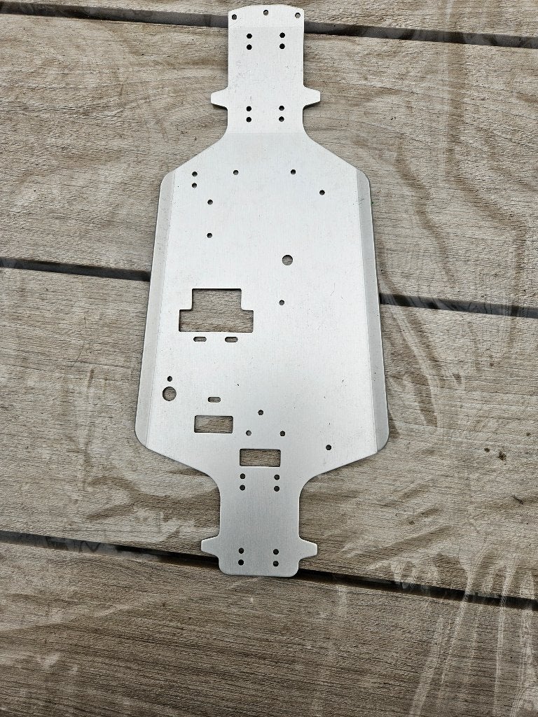 Aluminium chassis Kyosho Fazer 1/10 nitro, Hobby en Vrije tijd, Nieuw, Ophalen of Verzenden, Schaal 1:10, Auto onroad