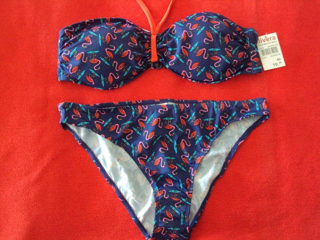Bikini / blauw / nieuw ! / maat 40, Blauw, Nieuw, Ophalen of Verzenden, Bikini