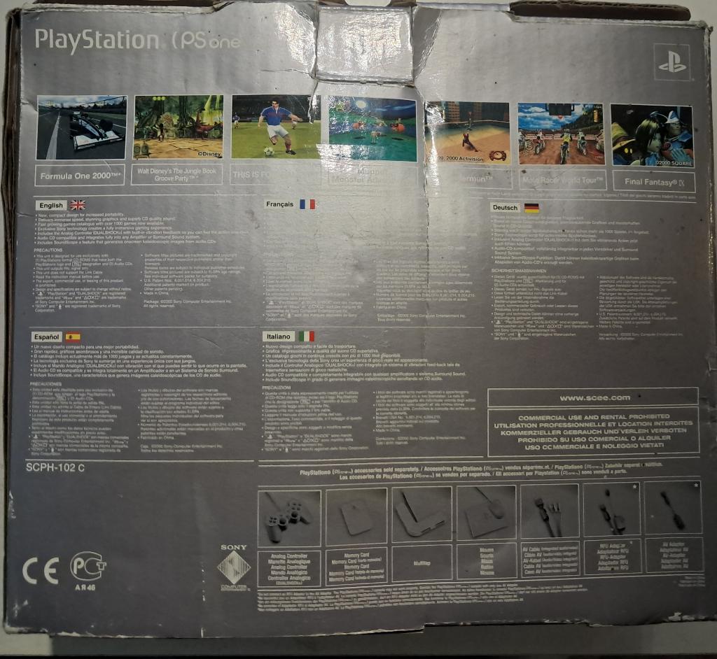 Ps one, Spelcomputers en Games, Spelcomputers | Sony PlayStation 1, Ophalen of Verzenden, Zo goed als nieuw, Met 2 controllers