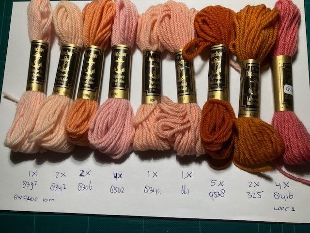 Borduurwol Anchor Tapisserie Tapastry 10m lade1tm10 € 1,25, Ophalen of Verzenden, Nieuw, Handborduren, Borduurgaren of Zijde