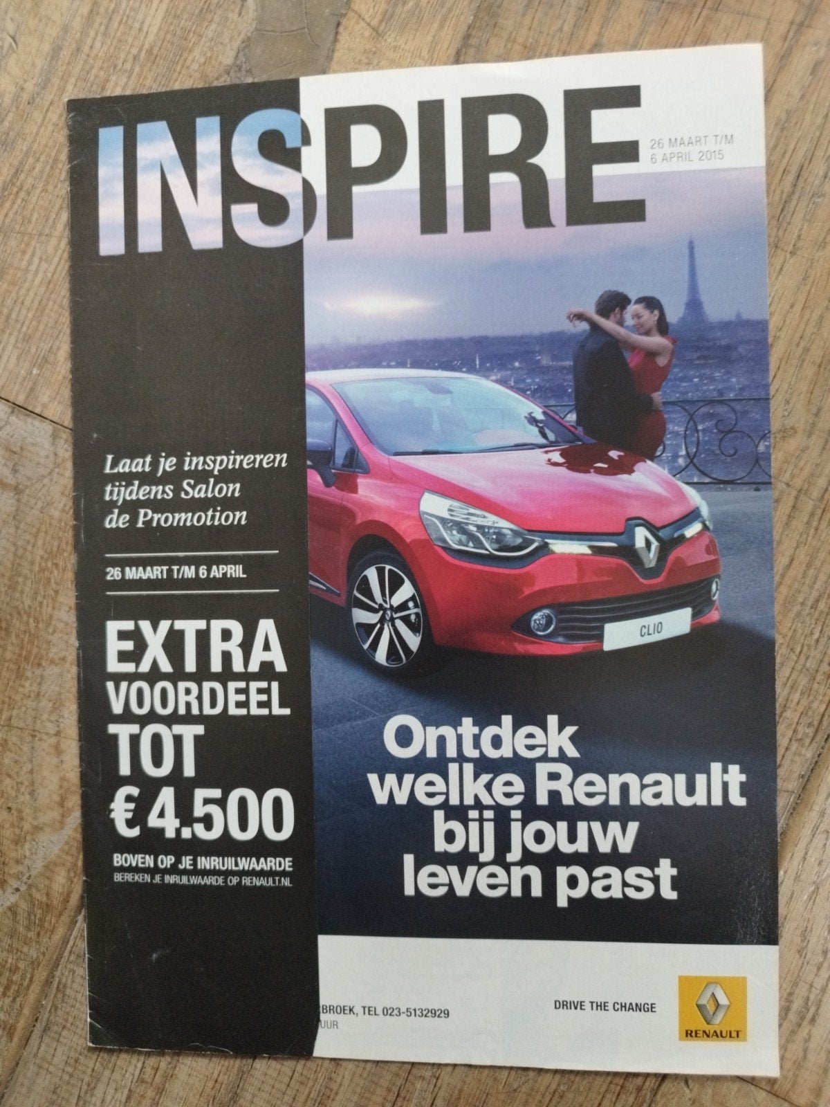 Renault Inspire Magazine 2015 - Grand Scénic, Mégane Estate, Gelezen, Renault, Ophalen of Verzenden, Renault
