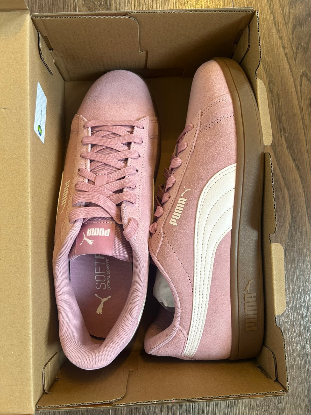 PUMA Smash 3.0 Roze - Suede - Maat 44, Verzenden, Nieuw, Sneakers of Gympen, Roze