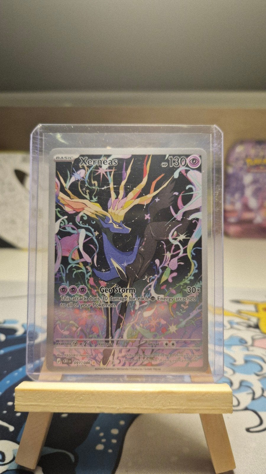 Pokémon Kaart Xerneas EX Full Art XY149 Promo, Hobby en Vrije tijd, Ophalen of Verzenden
