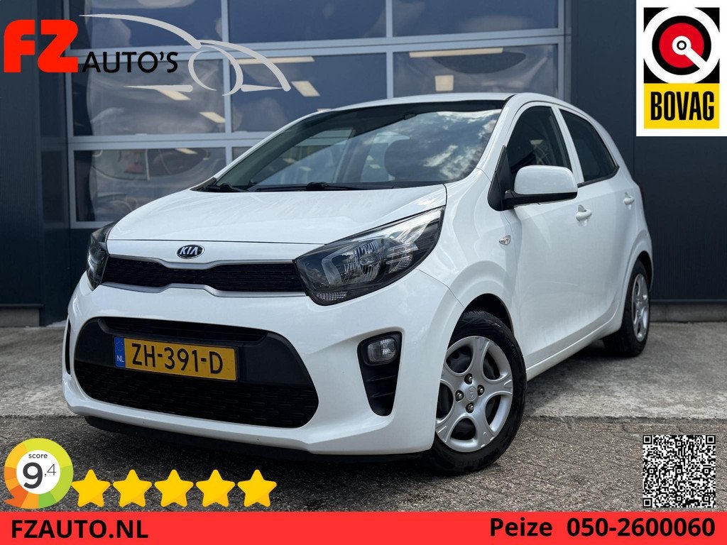Kia Picanto 1.0 CVVT EconomyPlusLine - 5 Drs - Lichtmetalen, Voorwielaandrijving, Stof, Gebruikt, Euro 6
