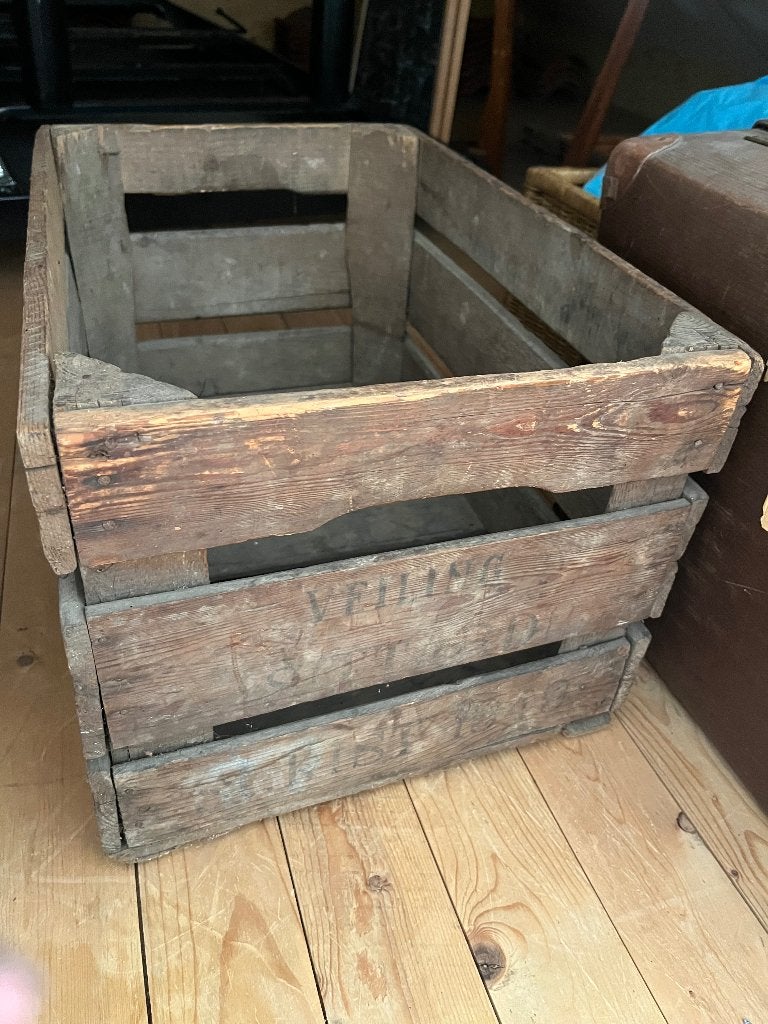 Oude veilingkist, Ophalen, 50 – 75, Gebruikt, 50 tot 100 cm