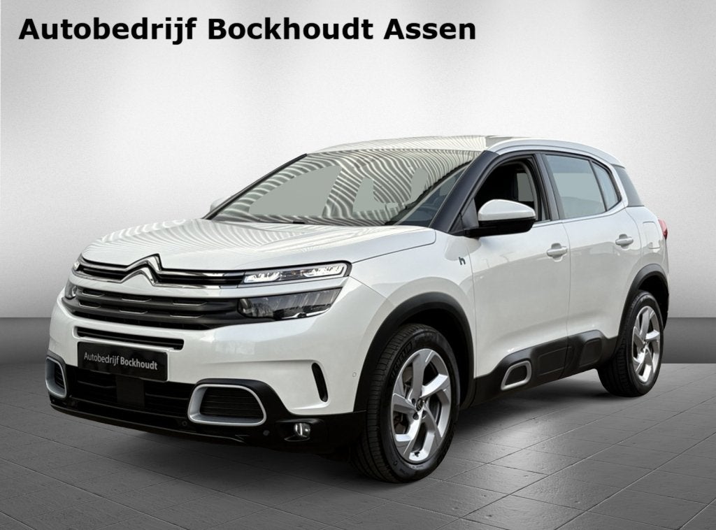 Citroën C5 Aircross 1.6 Plug-in Hybrid 225 Business | Camer, Auto's, Automaat, Stof, Gebruikt, Zwart